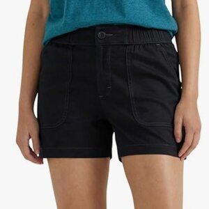NWT Lee Women's Ultra Lux Comfort Utility Short, black